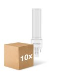 Confezione Multipack 10x Noxion Lucent PL-C LED 3.6W - 840 Bianco Freddo | 2-Pin - Sostitutiva 10W
