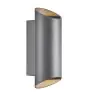 Nordlux Nico Luce Da Parete Aluminium Antracite Up & Down | IP54 - Adatto per 2x GU10