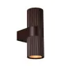 Nordlux Kyklop Luce Da Parete Aluminium Arrugginito  Up & Down | Adatto per 2x GU10